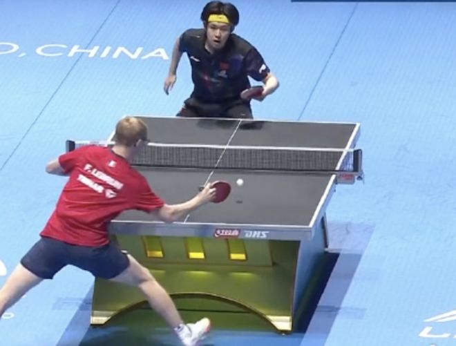 王楚钦鏖战六局力克勒布伦晋级世界杯八强，国